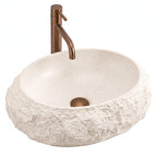 Umyvadlo na desku Mika Warm Beige  12