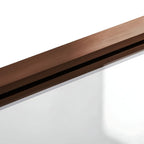 Skládací vanová zástěna REA AGAT-2 100 Brush Copper  8