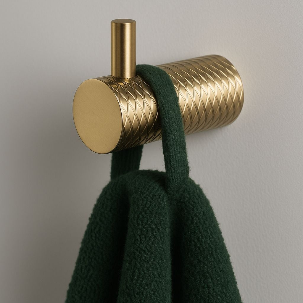 Koupelnový věšák 9706 Brush Gold  11