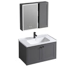 Sada koupelnového nábytku s umyvadlem Monti 60cm Grey  2