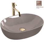 Umyvadlo na desku REA Lisa Beige Shiny  7