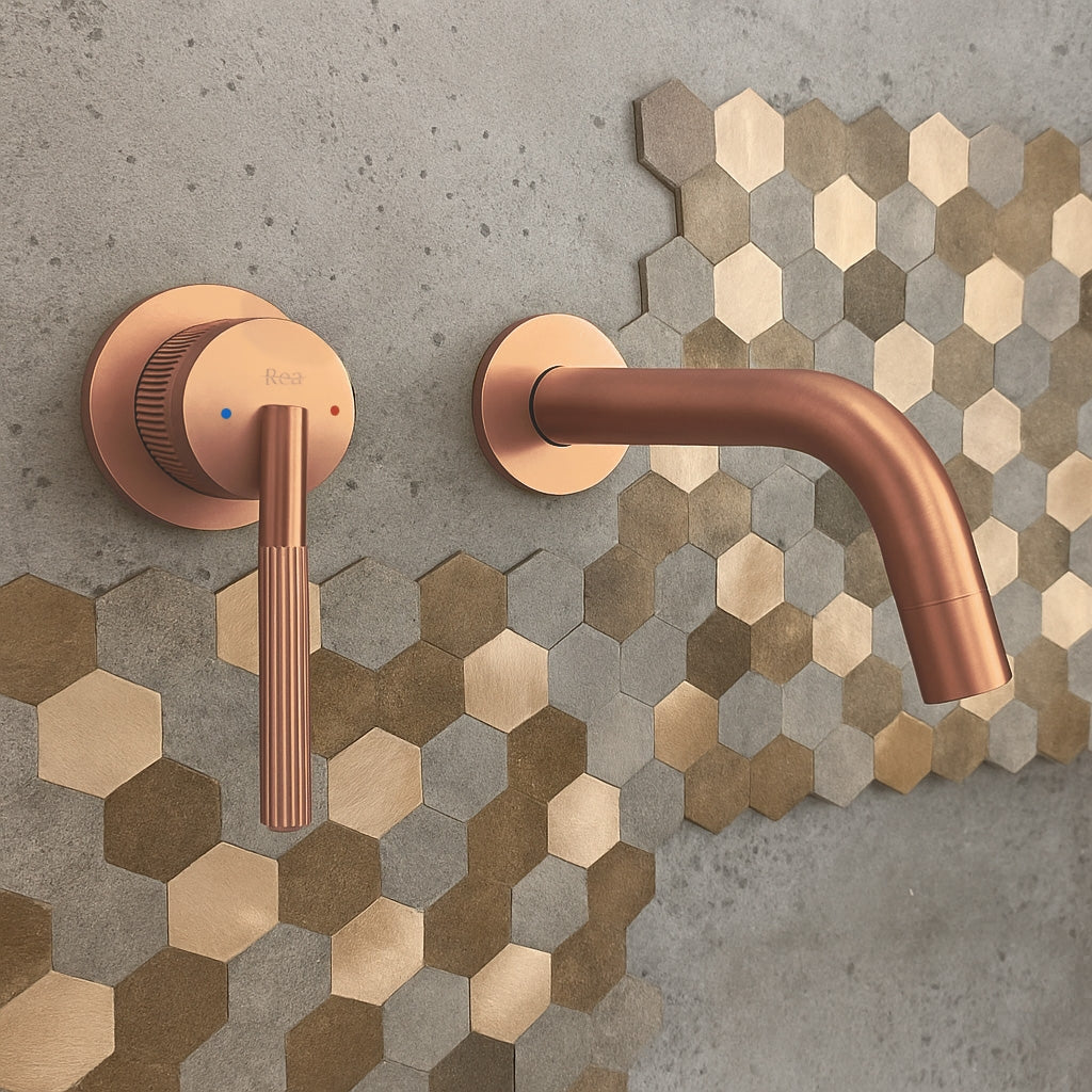 Podomítková baterie REA Argon Brush Copper + BOX  2