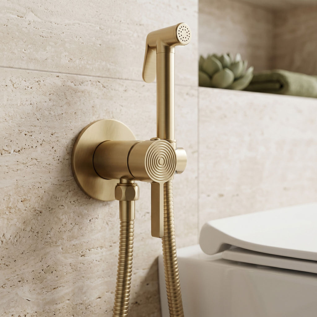 Bidetová baterie Rea Foster Brush Gold  8
