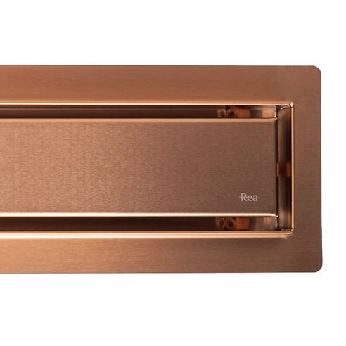 Odtokový žlab REA Neox pro Brushed Copper 60  10