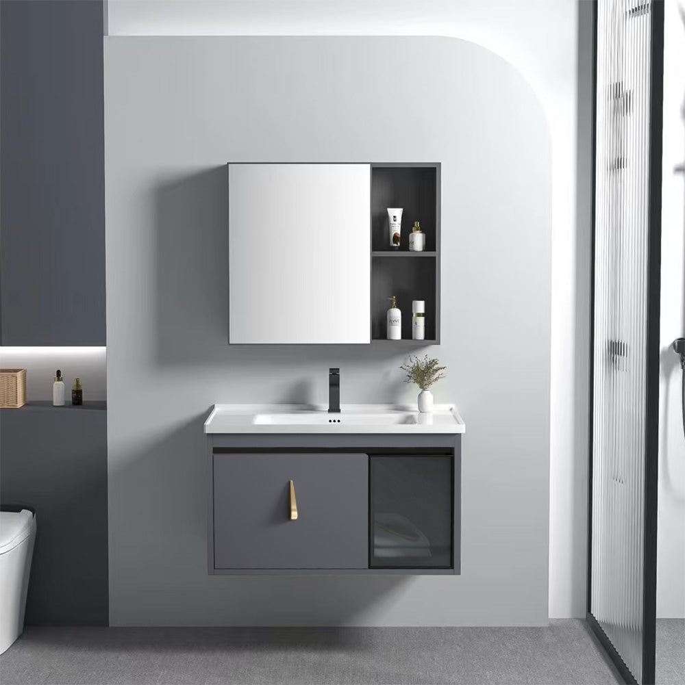 Sada koupelnového nábytku s umyvadlem Paris 60cm Grey  1