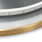 Zrcadlo LED 100cm MMJ BRUSH GOLD  8