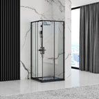 Sprchový kout REA PUNTO 80x80 - černý Se sprchovou vaničkou Savoy black 11