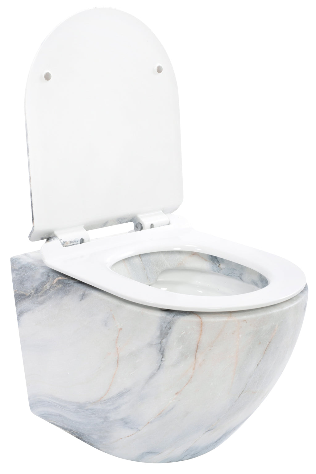 Závěsná WC mísa Rea Carlos Slim Rimless - matná žula  3
