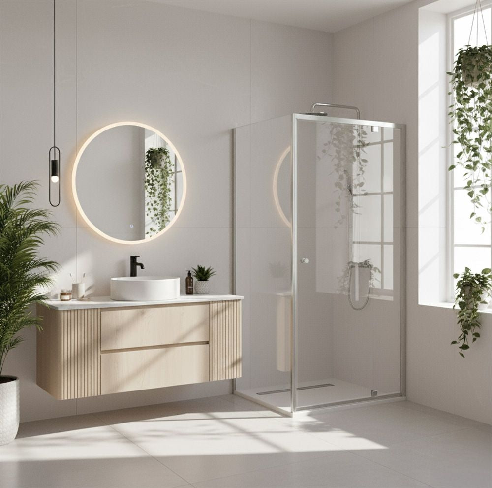 Sprchový kout Rea Primo Swing 80x70 Chrome  2