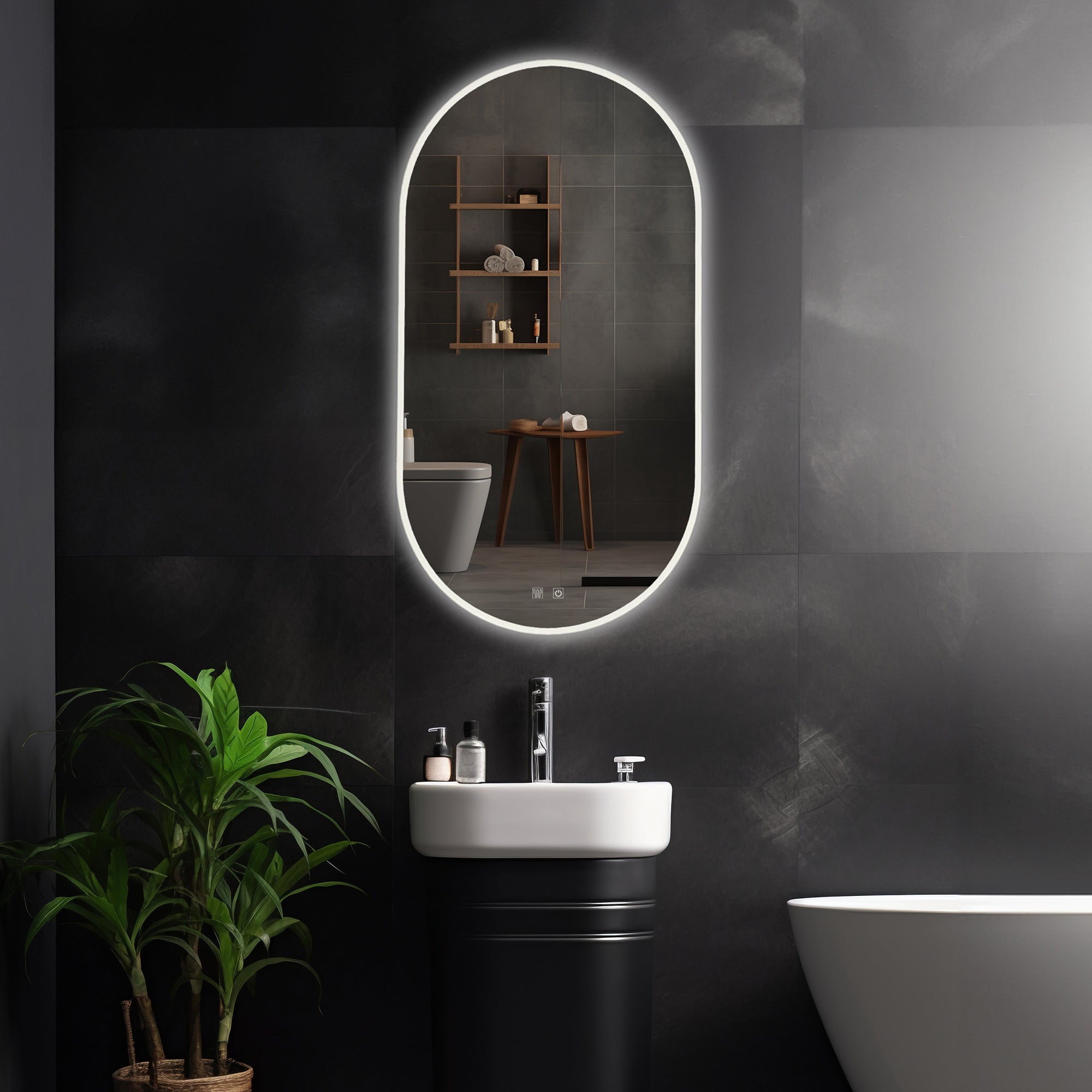 Zrcadlo LED EGj 50x90 cm  3