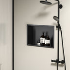bathroom shelf 30x45 matte black  9
