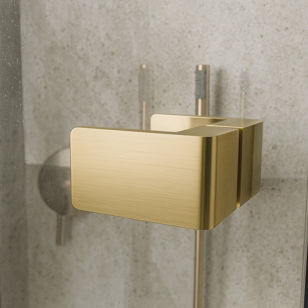 Sprchové dveře Rea Atlas 100 Brush Gold vpravo 5