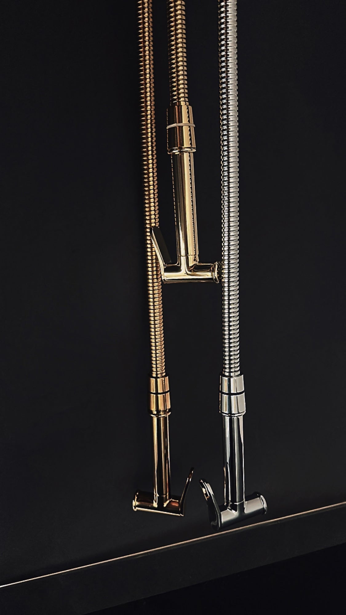 Podomítková bidetová baterie LUNGO LOOP Diamond Copper  7
