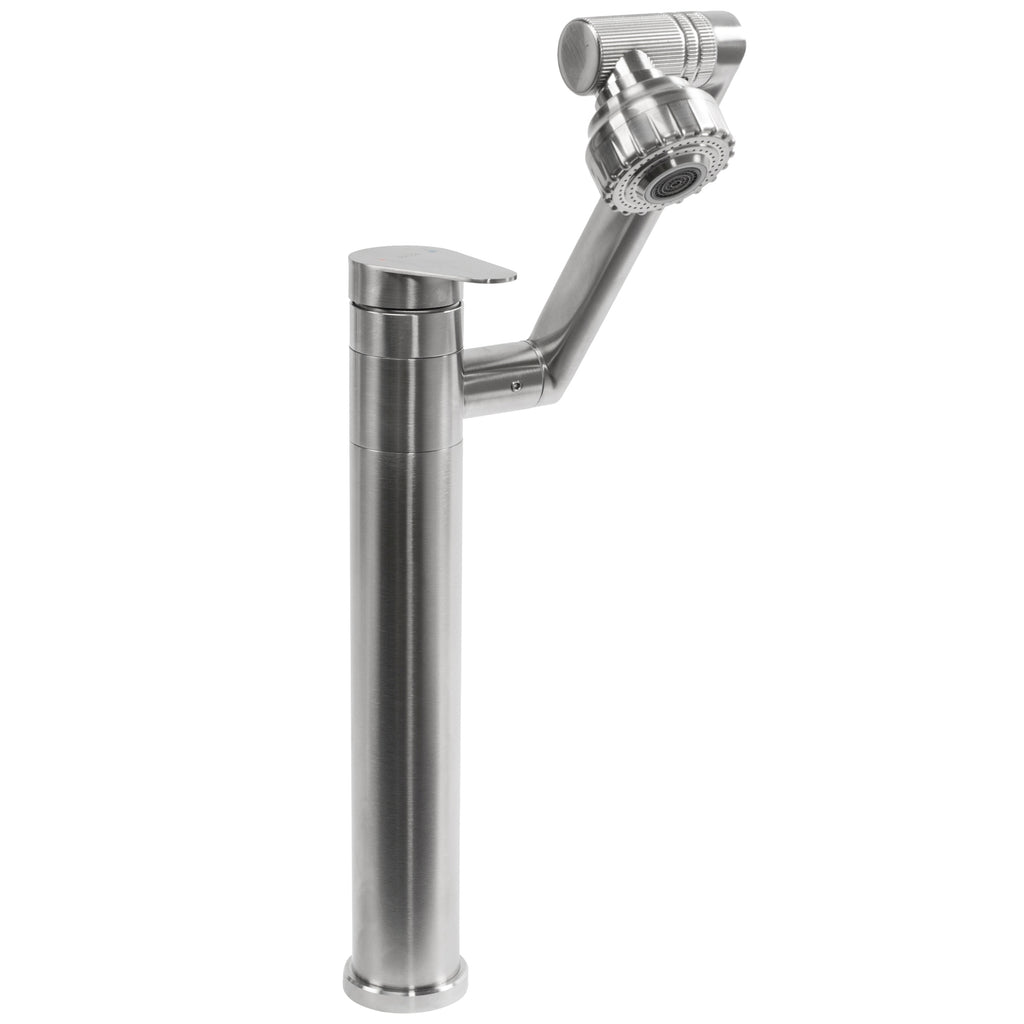 Koupelnová baterie REA PACO Nickel Brush INOX High  1