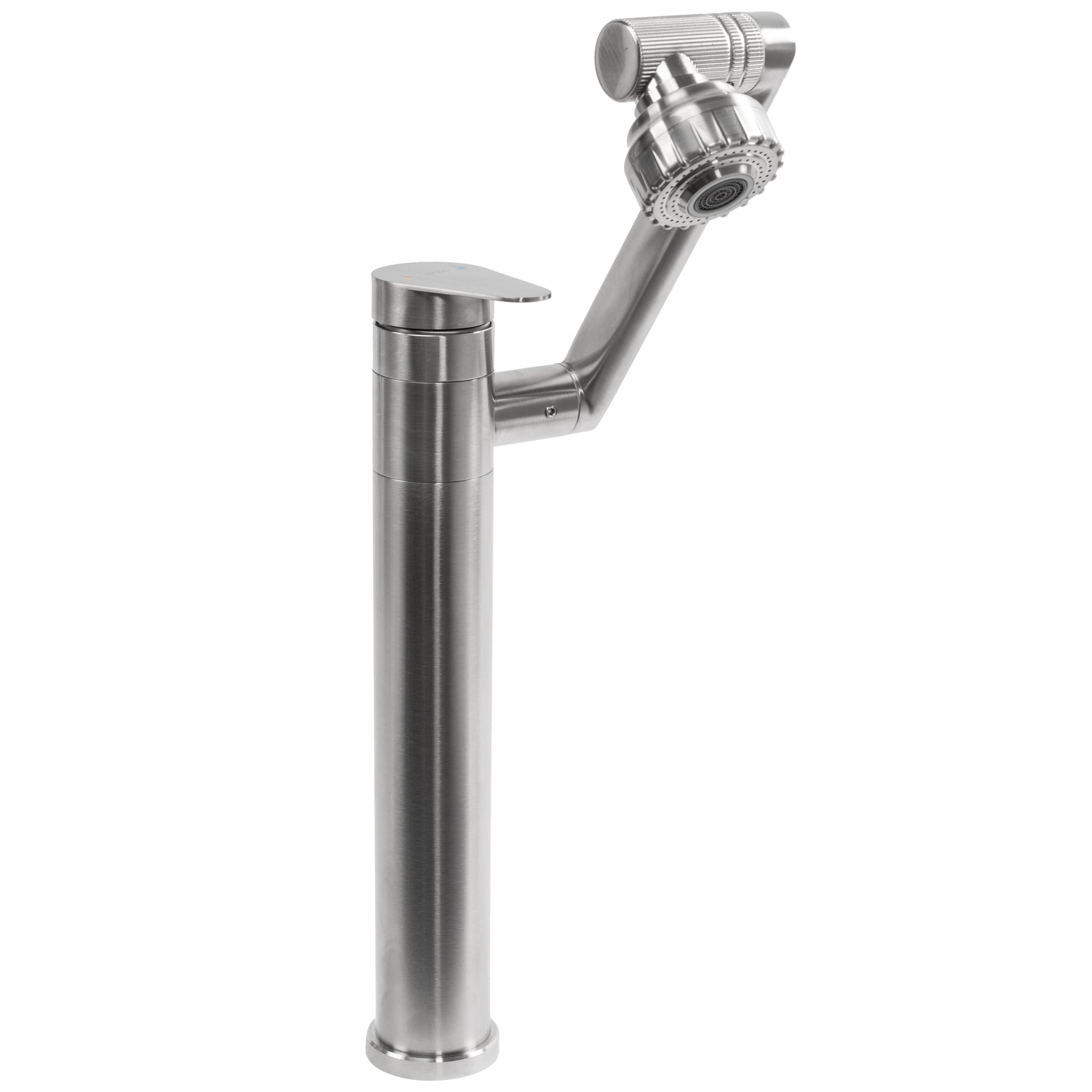 Koupelnová baterie REA PACO Nickel Brush INOX High  1