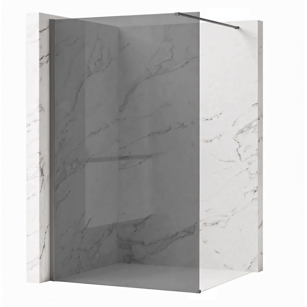 Sprchová zástěna Rea Flexi Grey / Titan 140  2