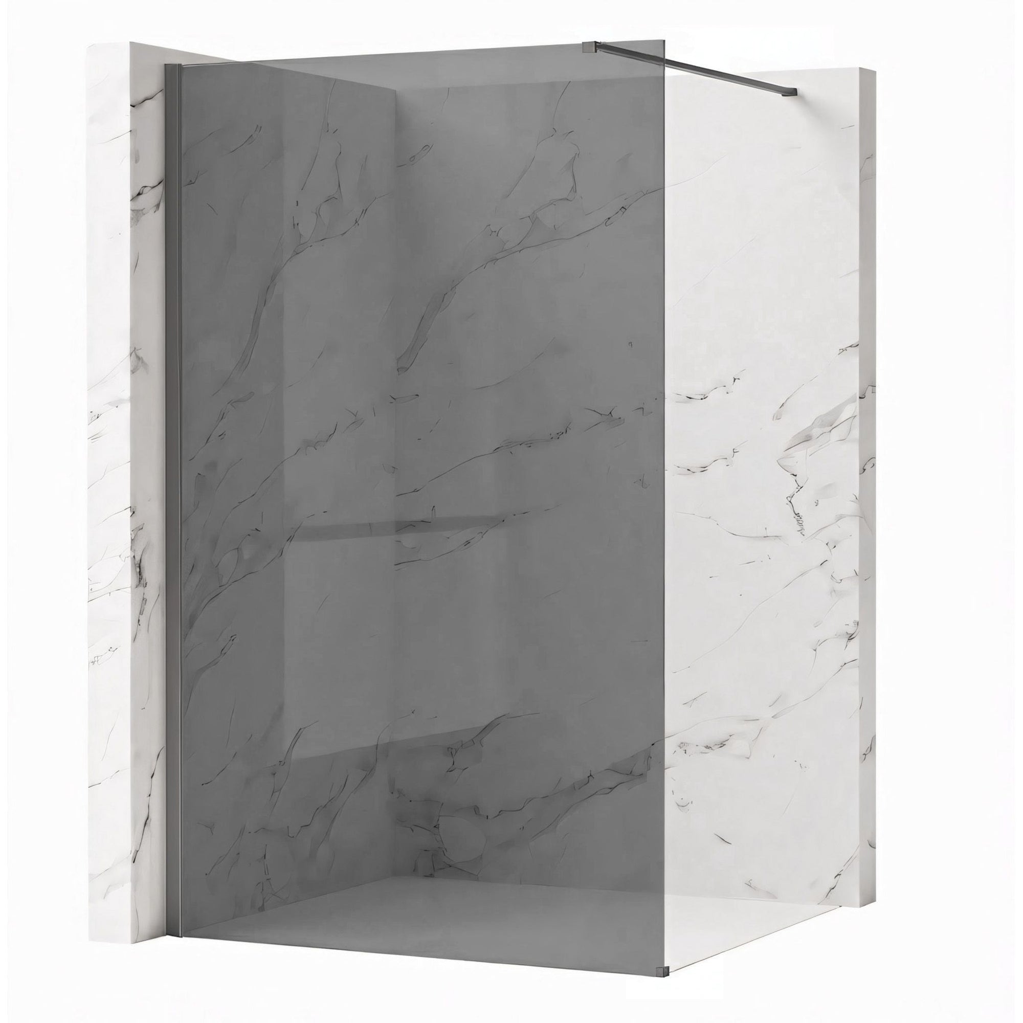 Sprchová zástěna Rea Flexi Grey / Titan 140  2