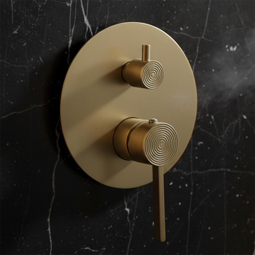 Podomítková sprchová sada Rea Foster Brush Gold + BOX  9