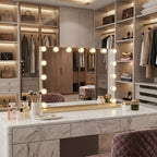 Zrcadlo LED HOLLYWOOD L.Gold  6