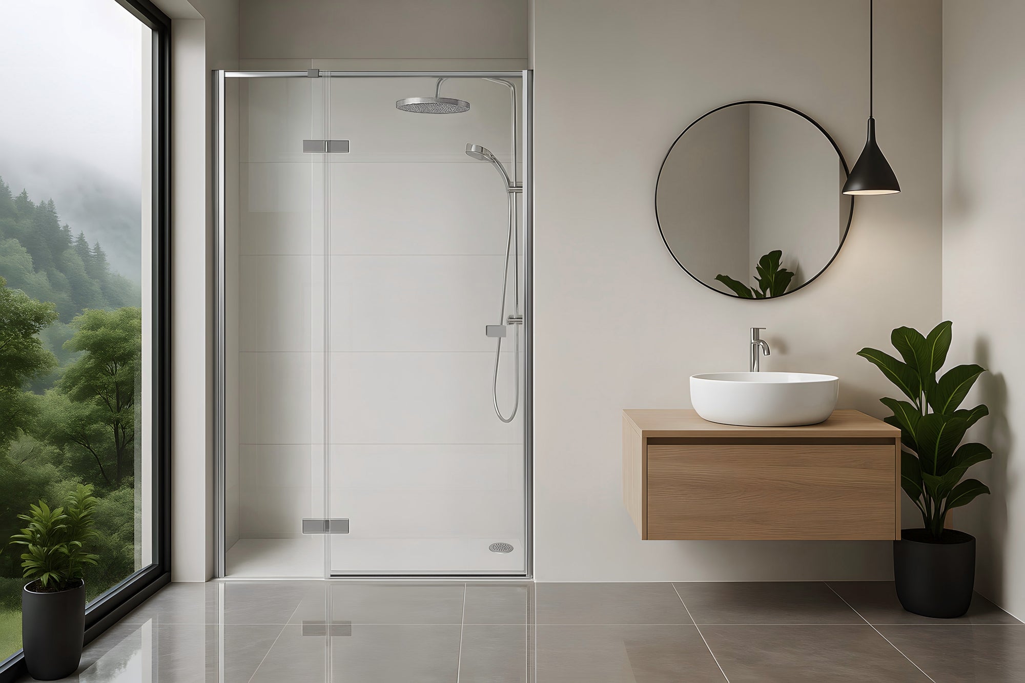 Sprchové dveře Rea Atlas 120 Chrome vpravo 2