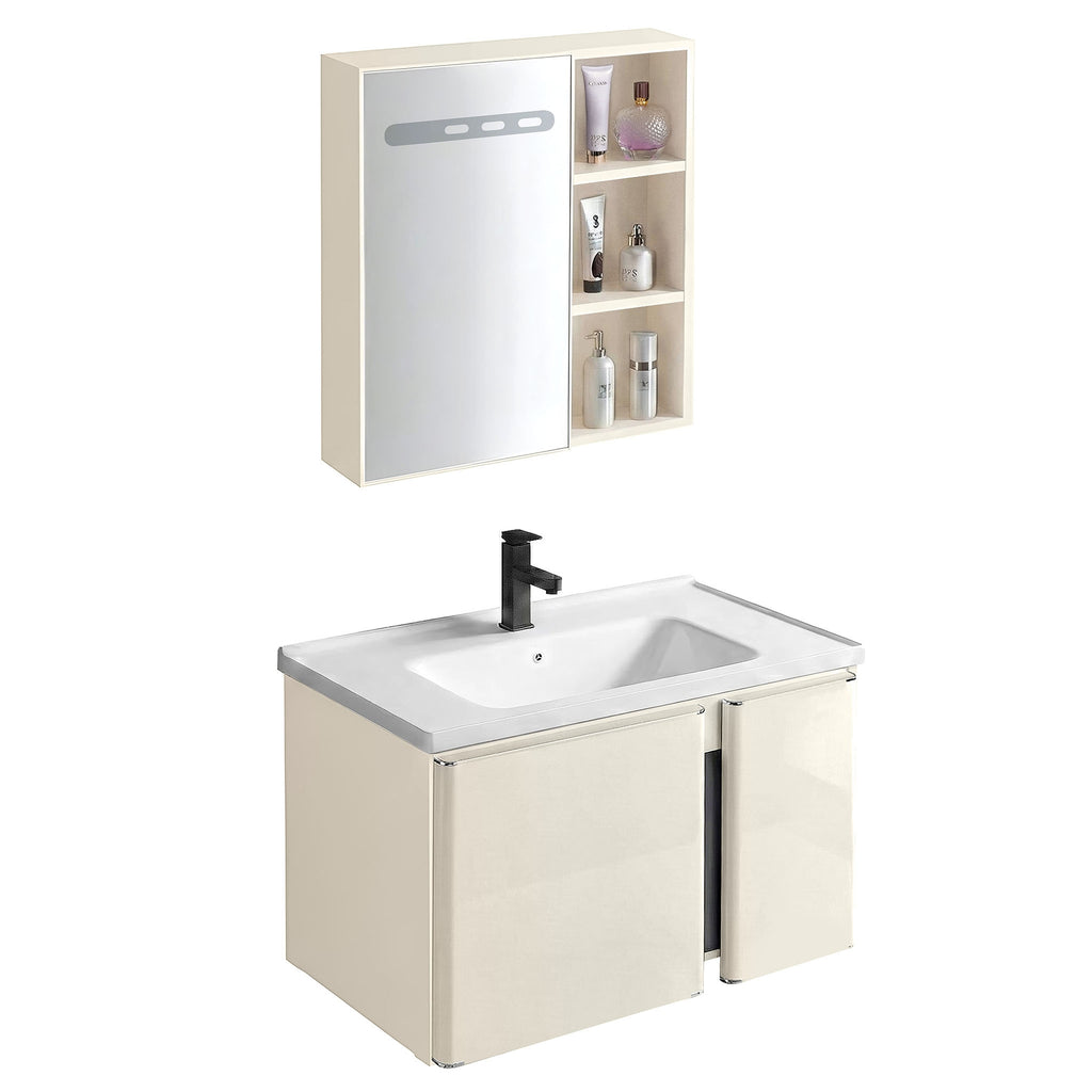 Sada koupelnového nábytku s umyvadlem Tula 60cm Beige  2