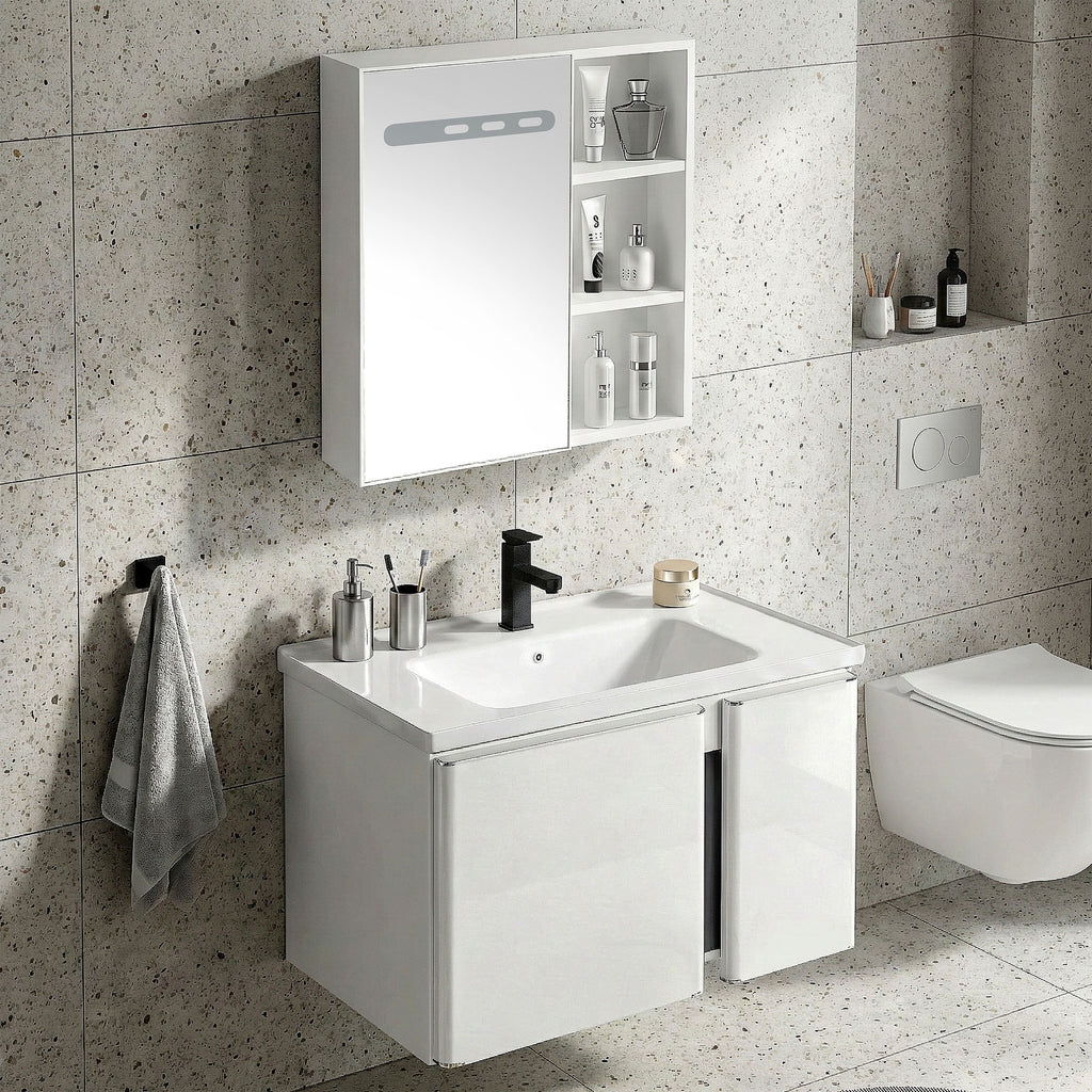 Sada koupelnového nábytku s umyvadlem Tula 60cm White  3