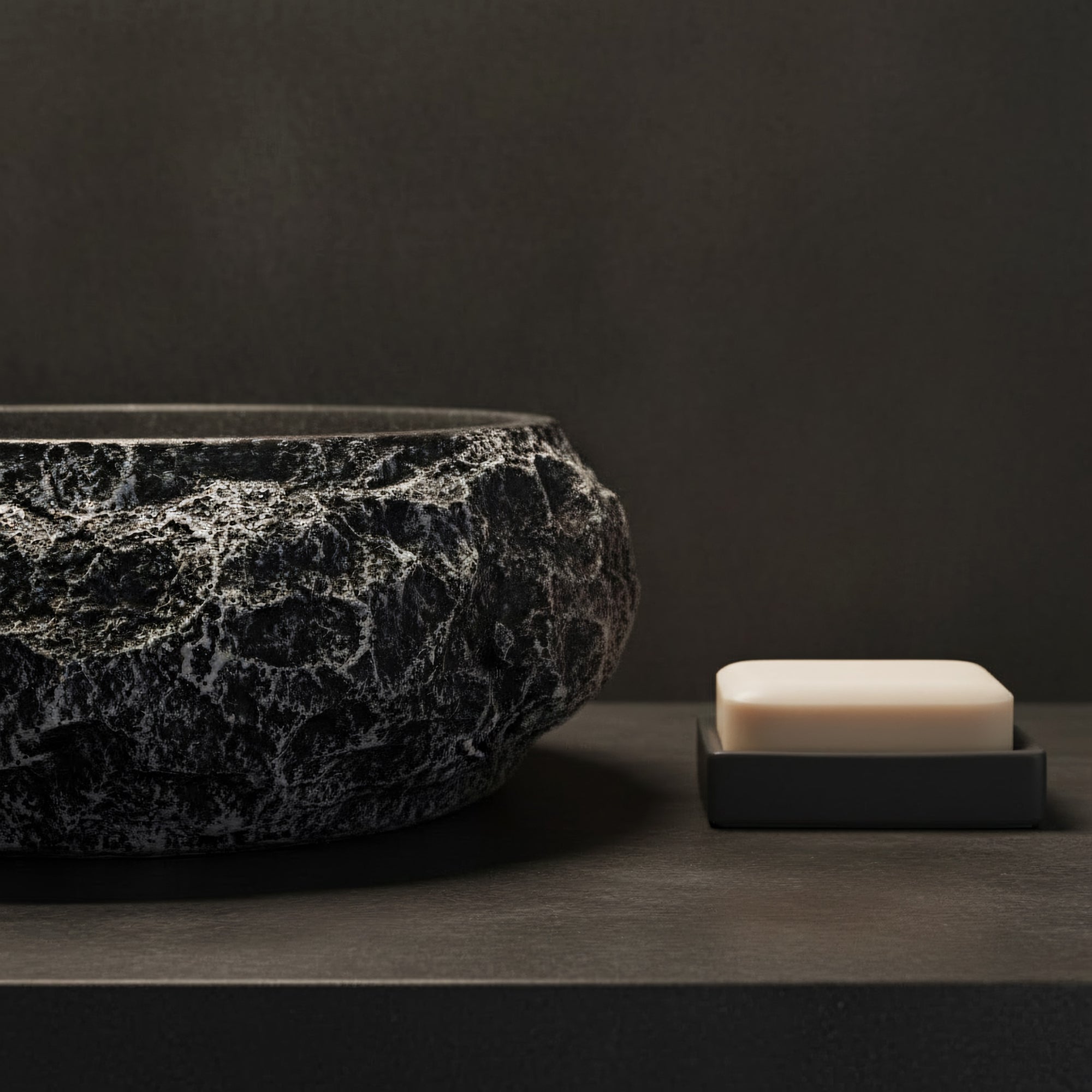 Umyvadlo na desku Mika Gabro Black  4