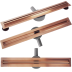 Odtokový žlab REA Neox Slim pro Brushed Copper 70  1