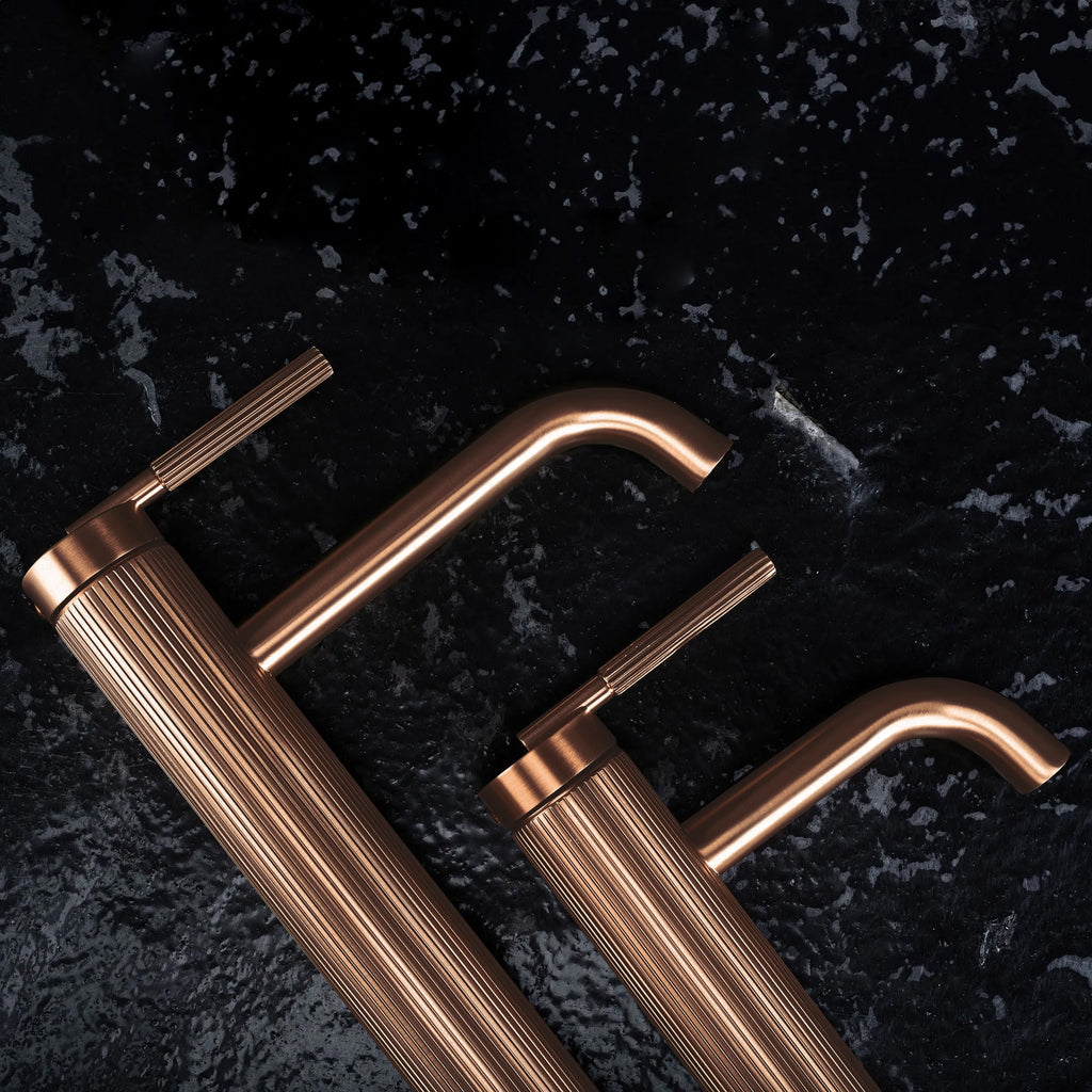 Umyvadlová baterie REA Argon Brush Copper high  3
