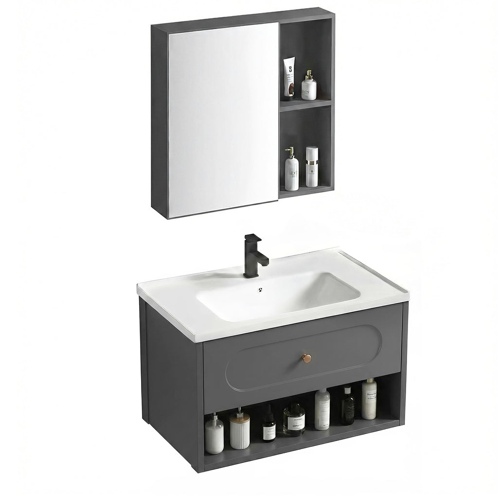 Sada koupelnového nábytku s umyvadlem River 60cm Grey  2