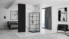 Sprchový kout REA CONCEPT 90x90 - černý Bez sprchové vaničky 8