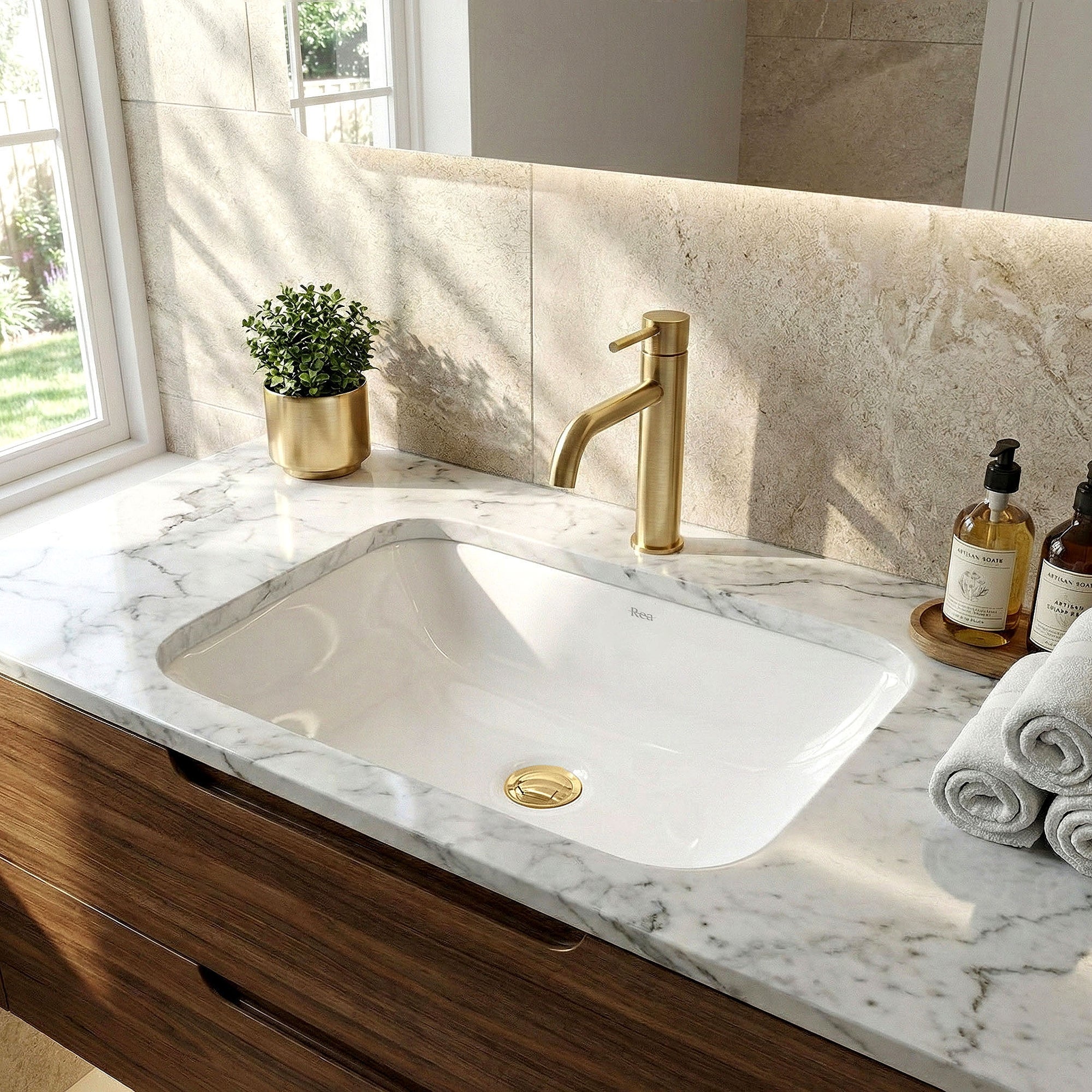 Zápustné umyvadlo Rea Anabel 46  1