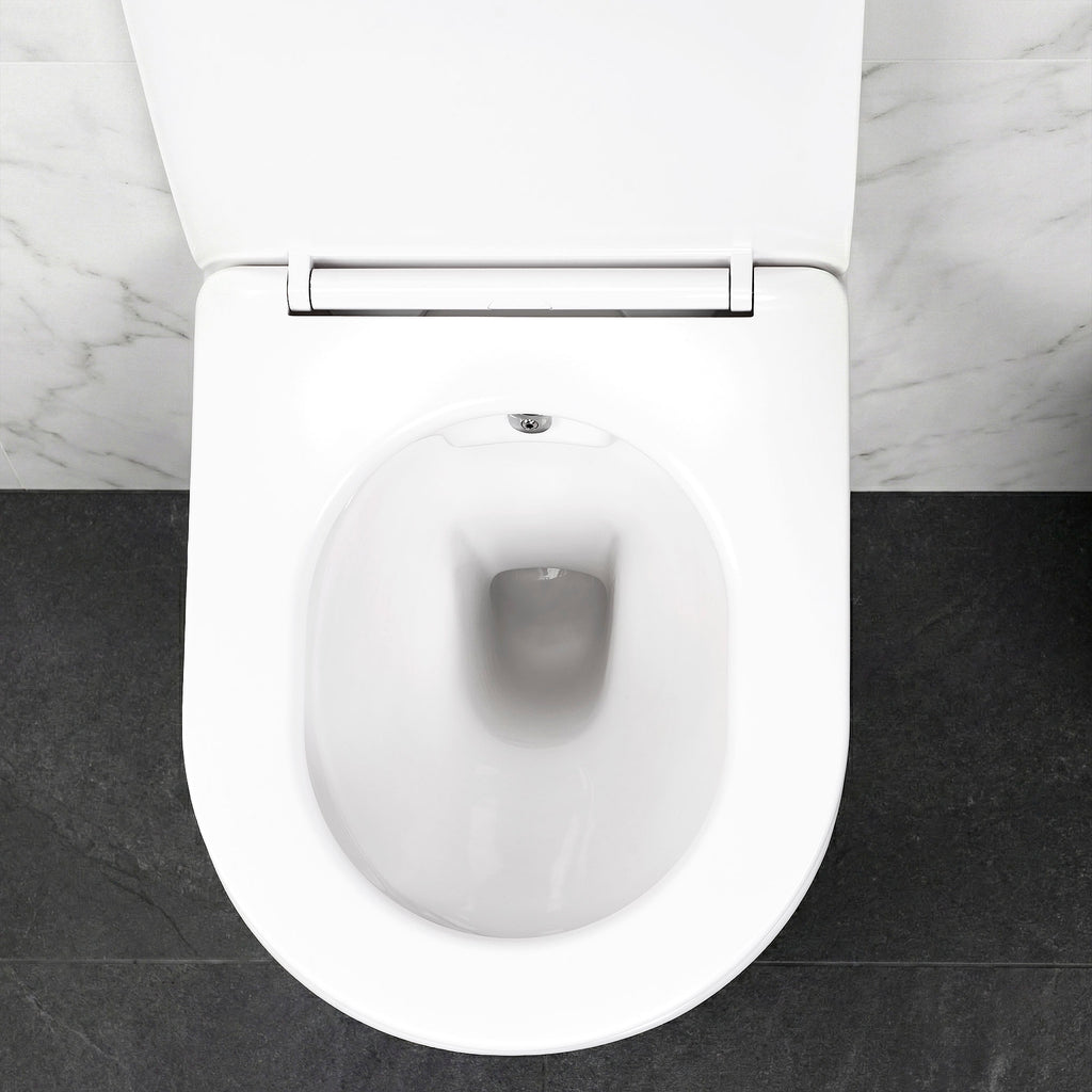 Závěsná WC mísa REA Carlo Lux Rimless s funkcí bidetu  4