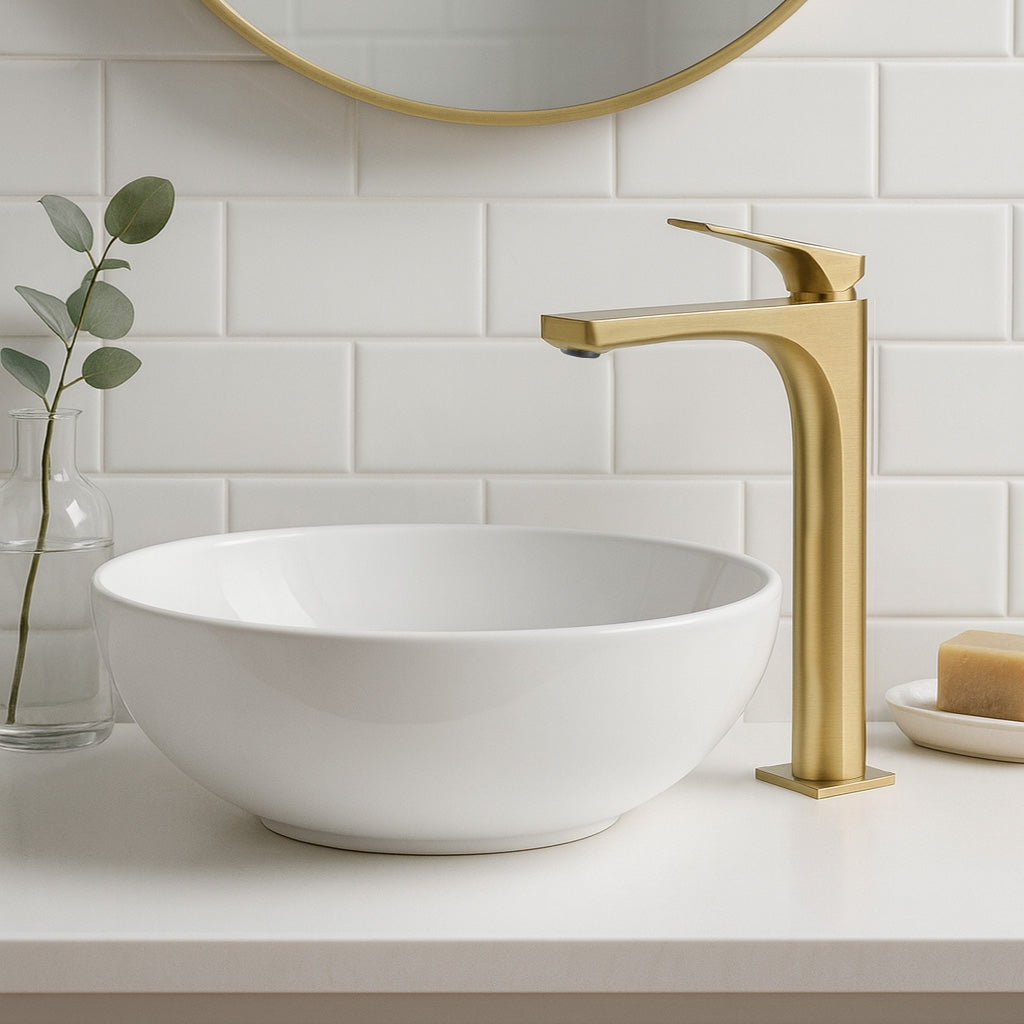 Umyvadlová baterie REA Joe Brush Gold High  2