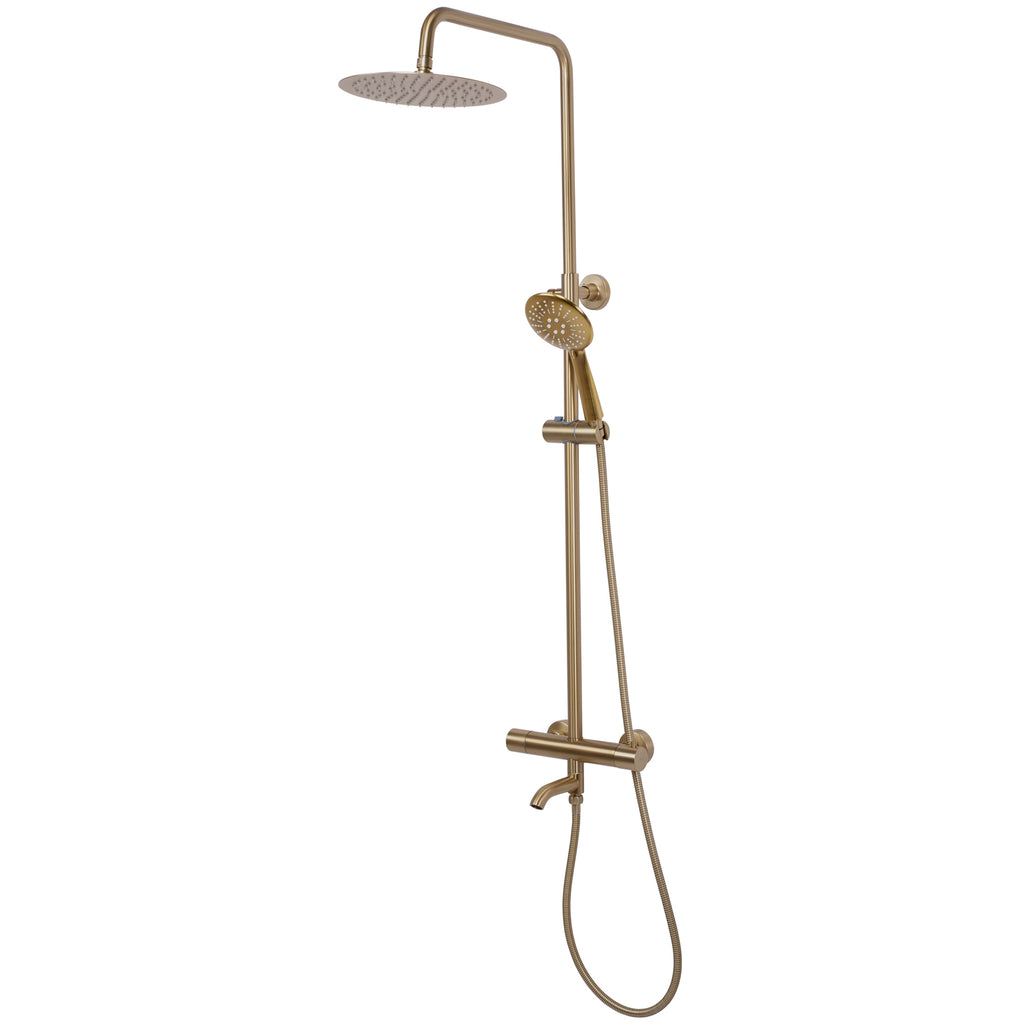 Sprchový set s termostatem REA LUNGO Gold Brush  5