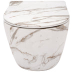 Závěsná WC mísa Carlos Slim Rimless - matná láva  11