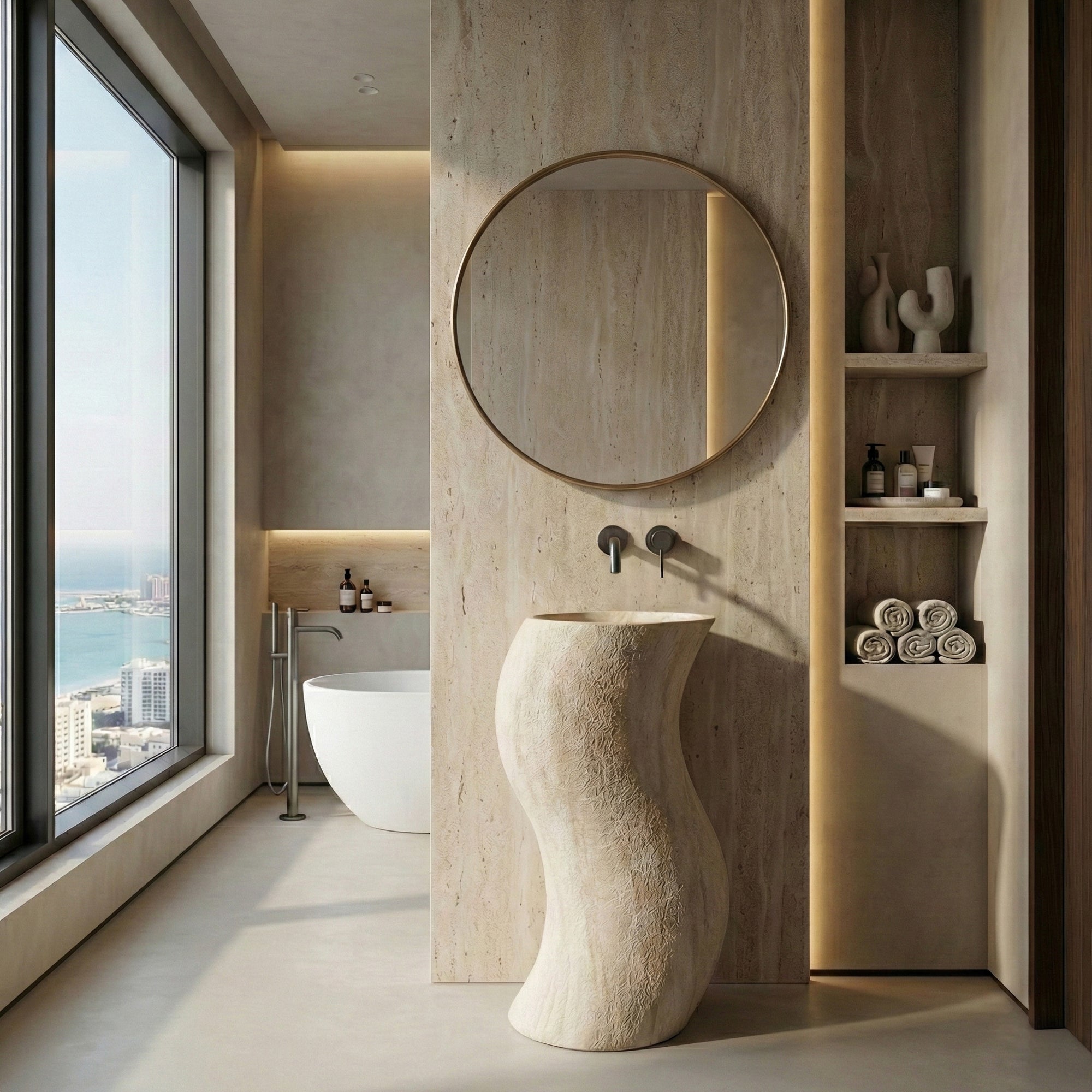 Volně stojící umyvadlo REA Melody  1