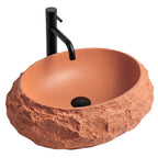 Umyvadlo na desku Mika Terracotta  10