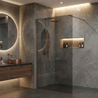 Sprchová zástěna Rea Flexi Grey / Brush Copper 140  4