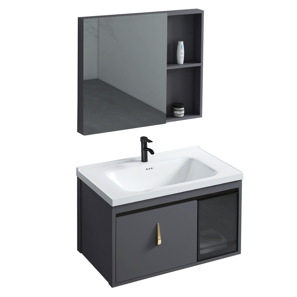 Sada koupelnového nábytku s umyvadlem Paris 60cm Grey  5