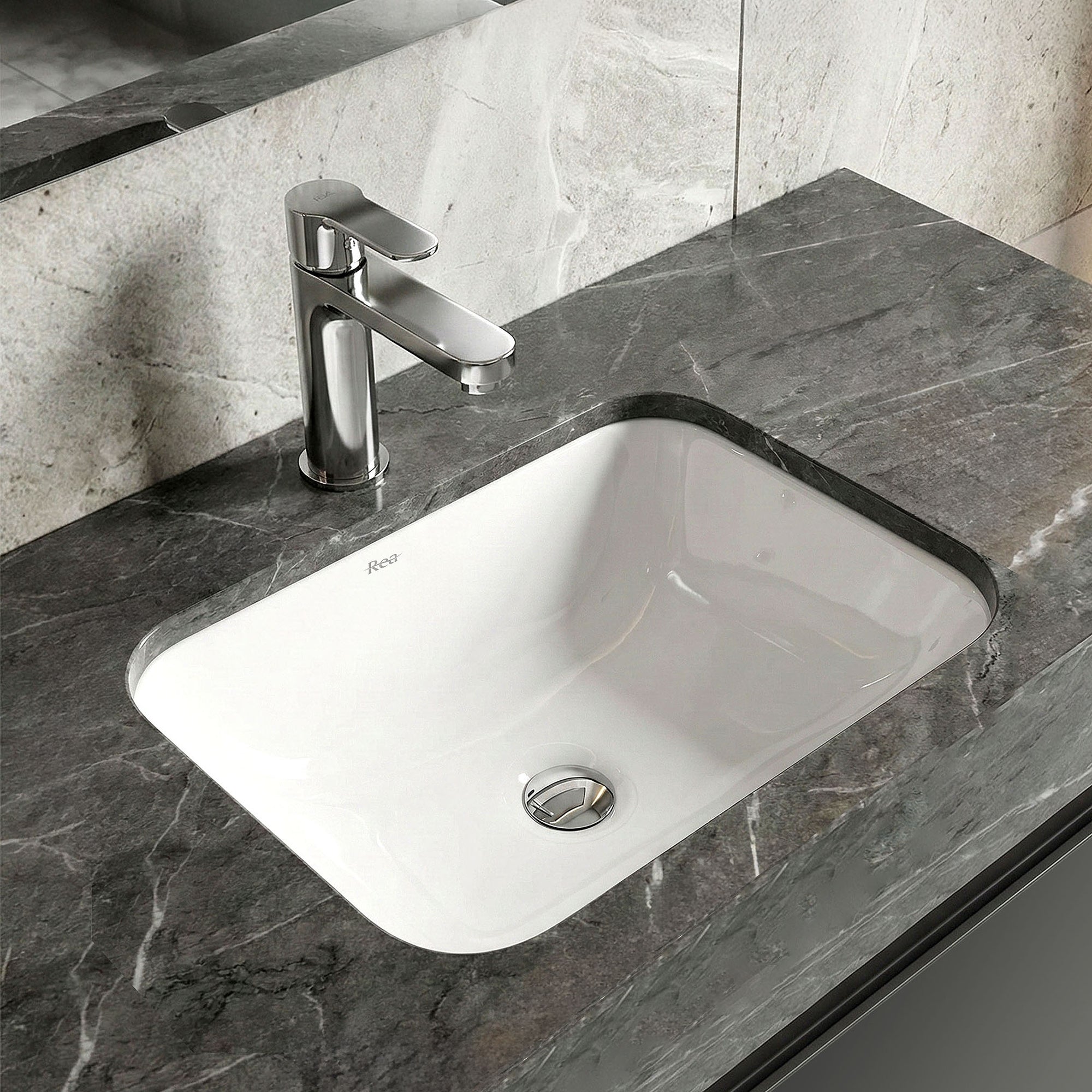 Zápustné umyvadlo Rea Anabel 40  4