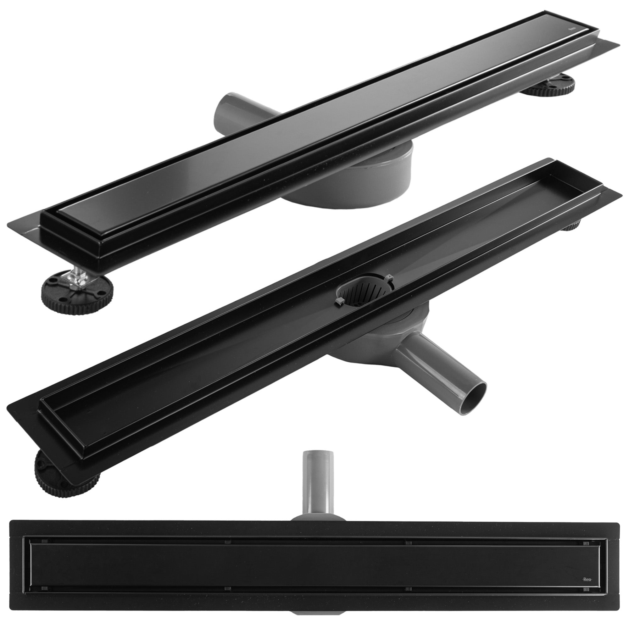 Odpływ Liniowy REA Neox pro Czarny 70  1