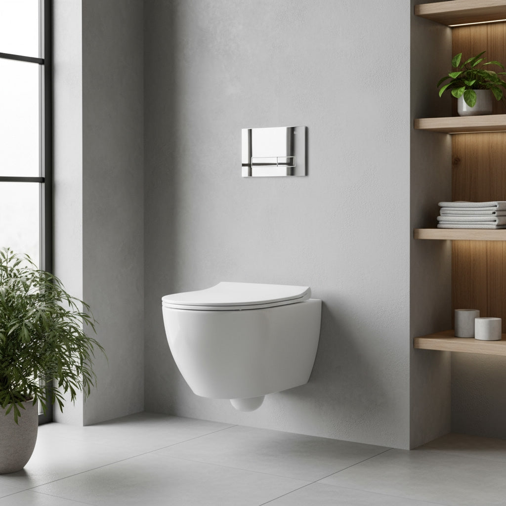 Ovládací tlačítko k podomítkovým systémům WC HD K011A-Q Chrome  4