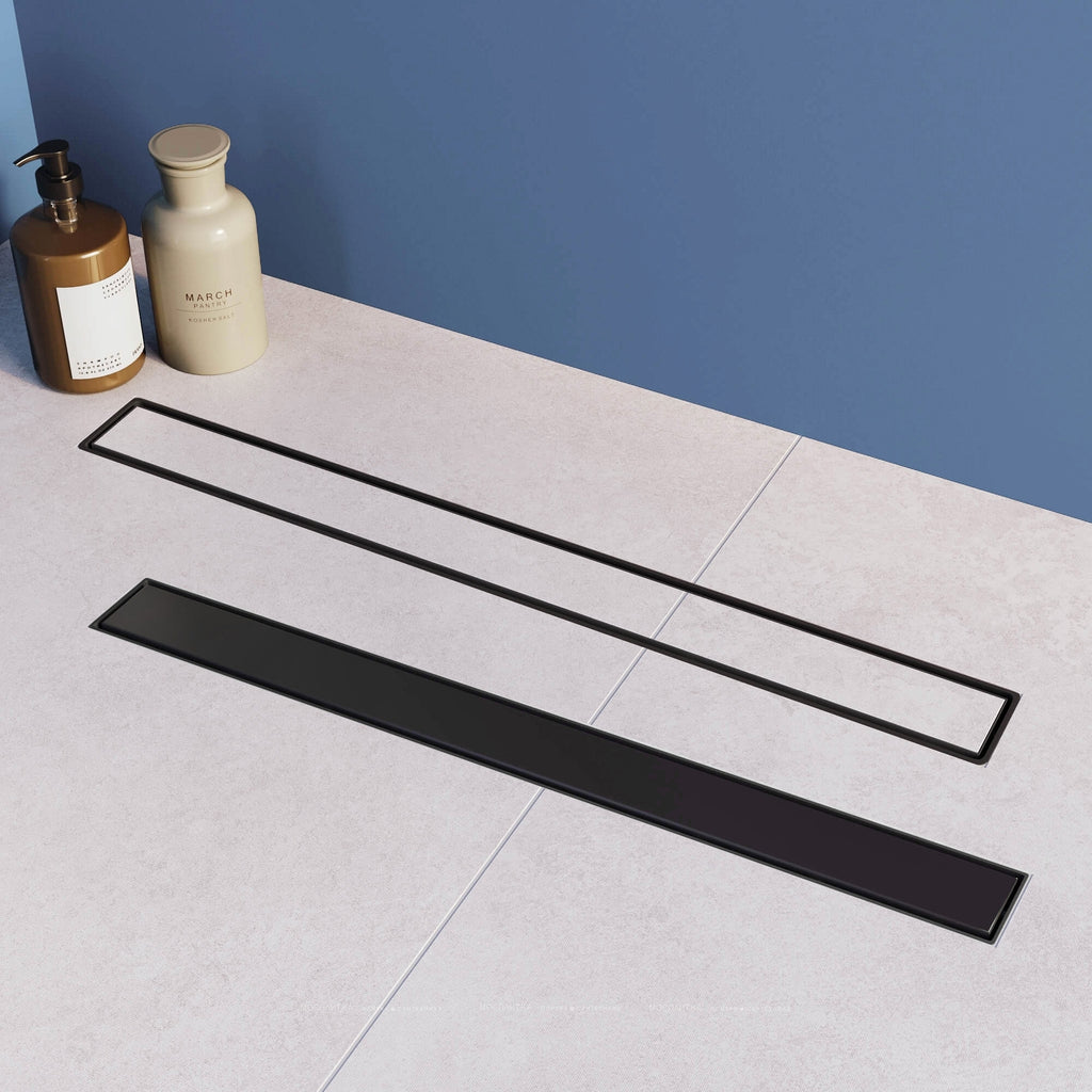 Odtokový žlab REA Neox Superflow Black 80  3