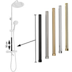 Prodloužení pro vanovou/sprchovou soupravu GOLD 50cm  5