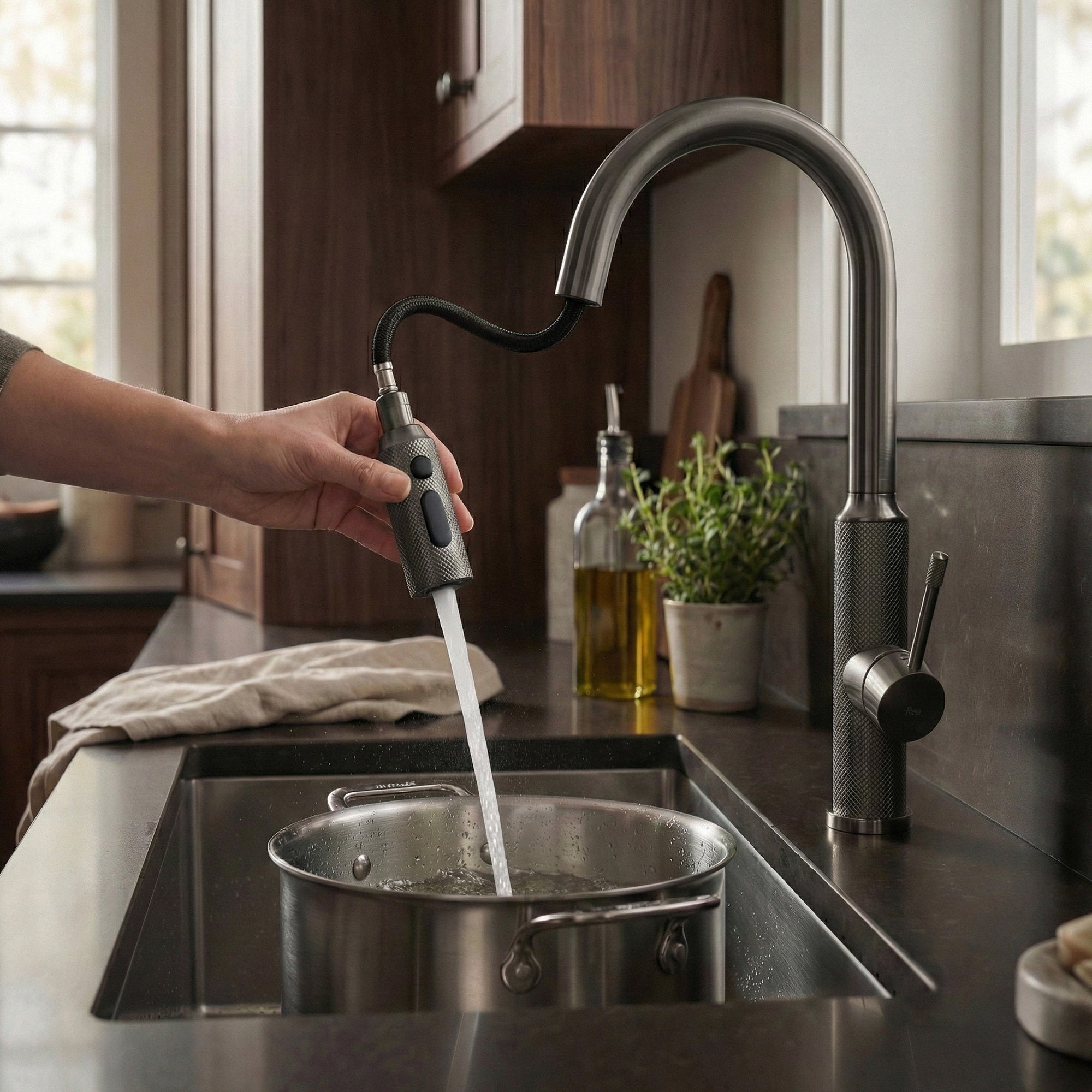 Kuchyňská baterie Rea Master Titan  2