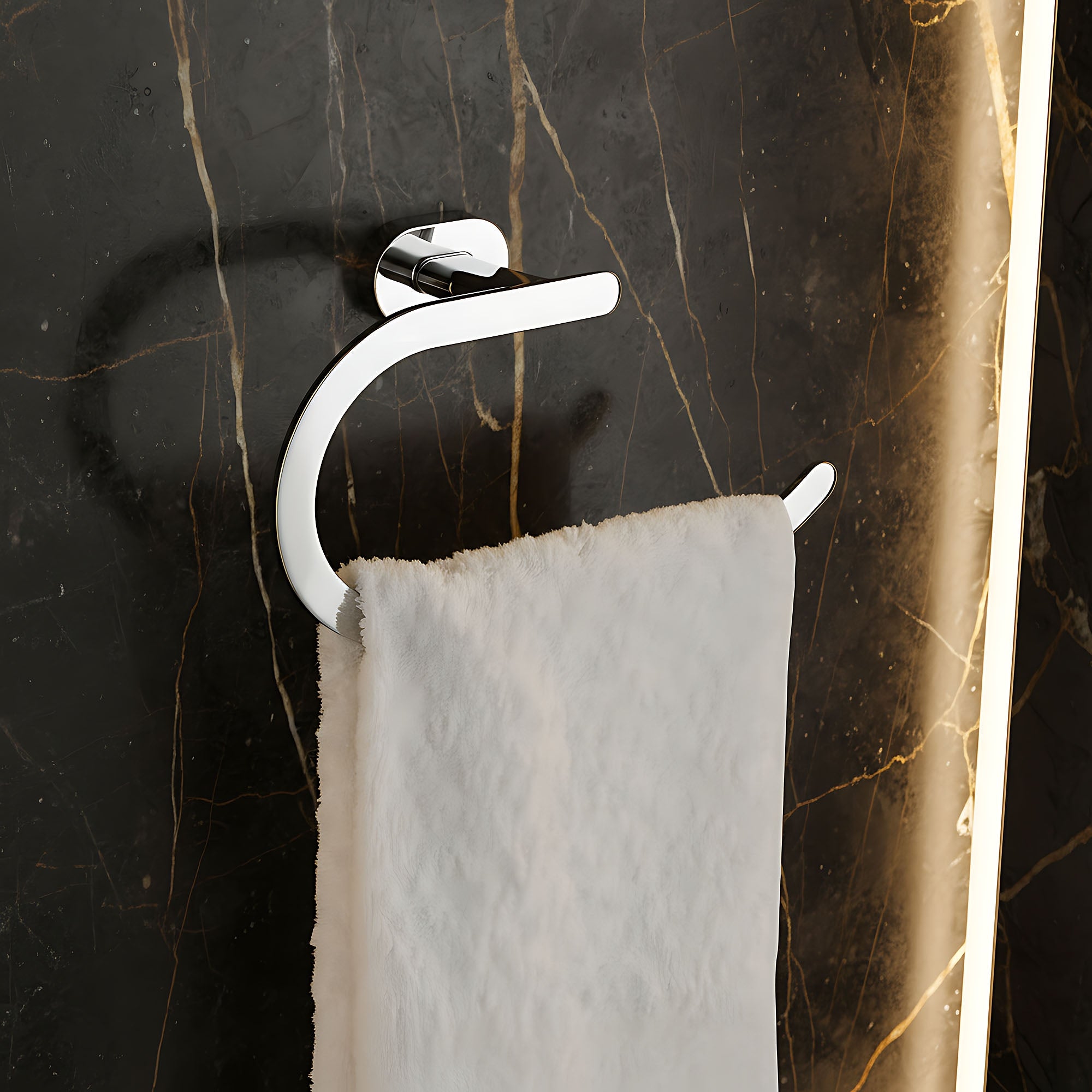 Koupelnový věšák Ring 110 Til Chrome  5