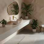 Umyvadlo na desku REA Pearl Warm  7