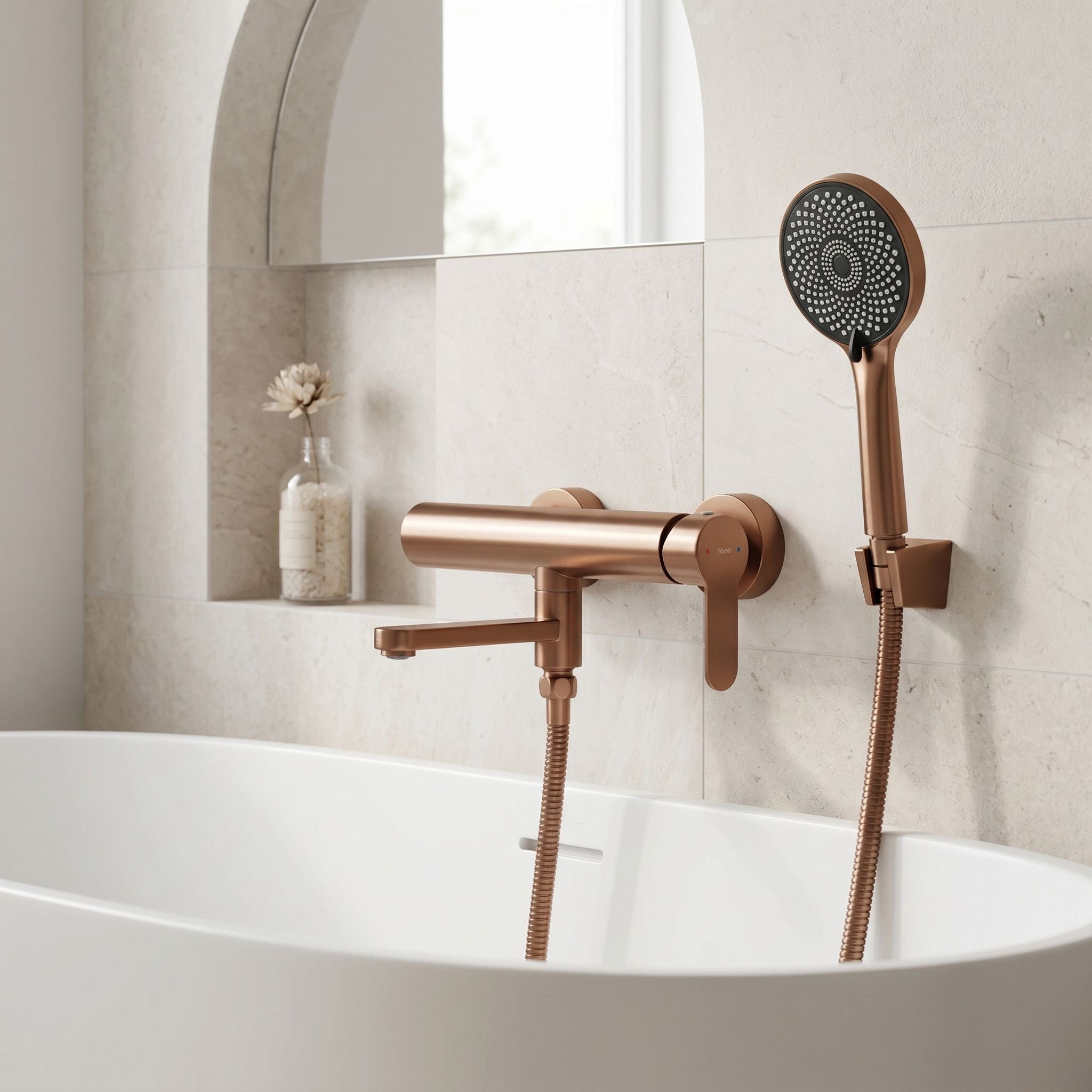Vanová baterie Rea Arcos Brushed Copper  6