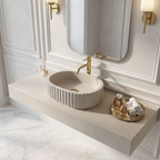 Umyvadlo na desku Margaret Beige  5